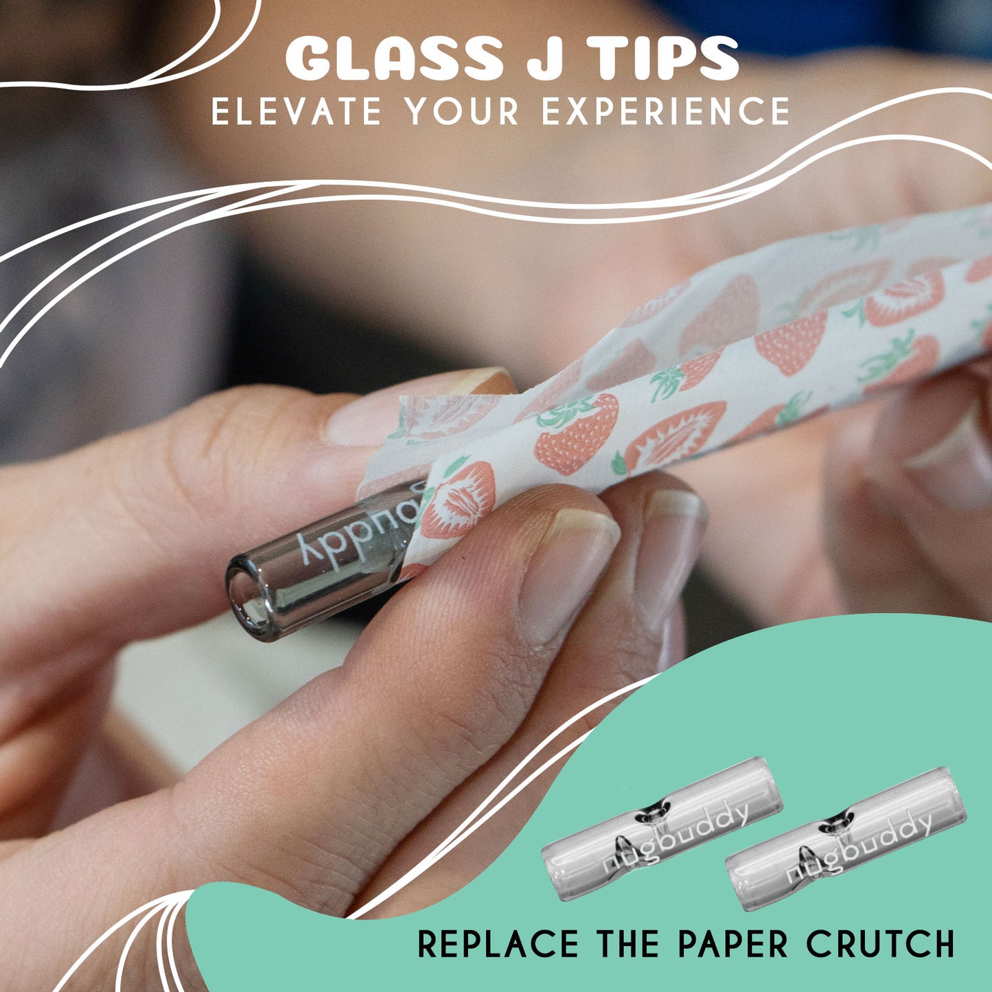 Glass Tips - Reusable Glass Crutches