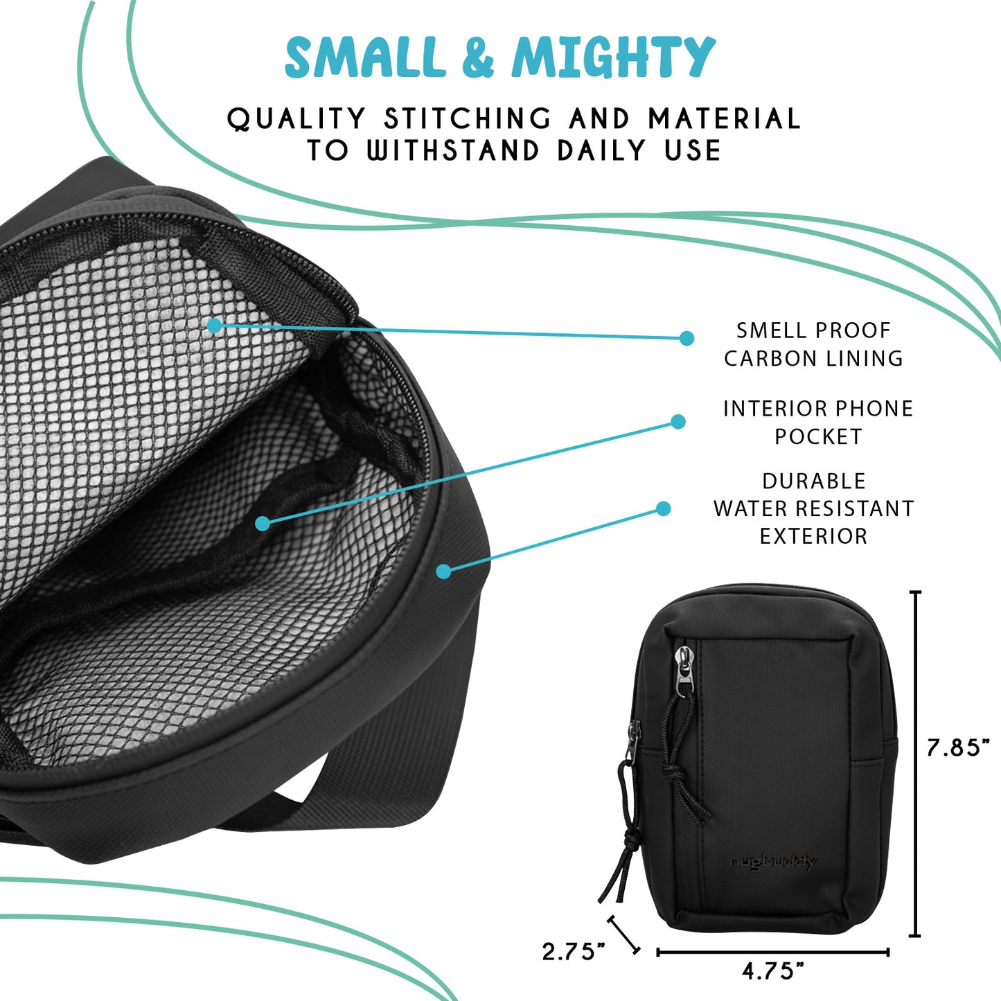 Crossbuddy - Smell Proof Cross Body Bag