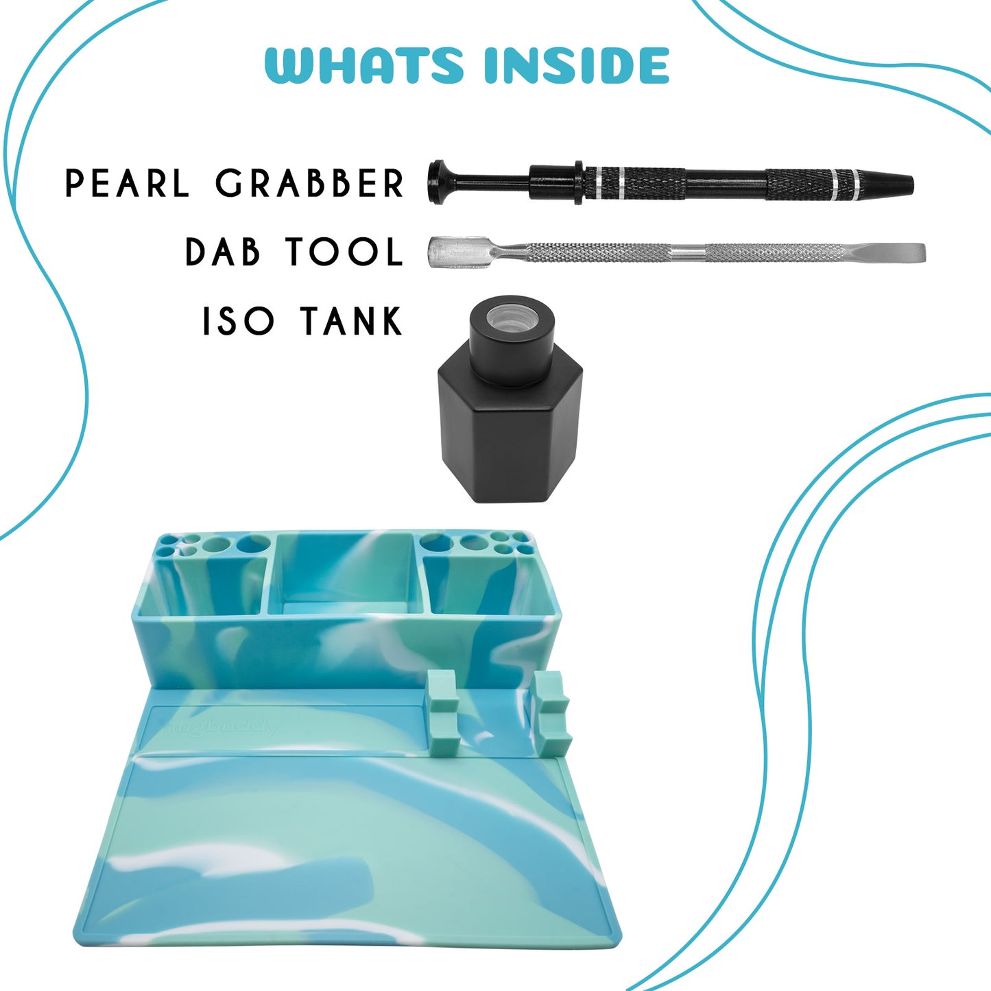 Dab Station -Mat & Accessory Organizer