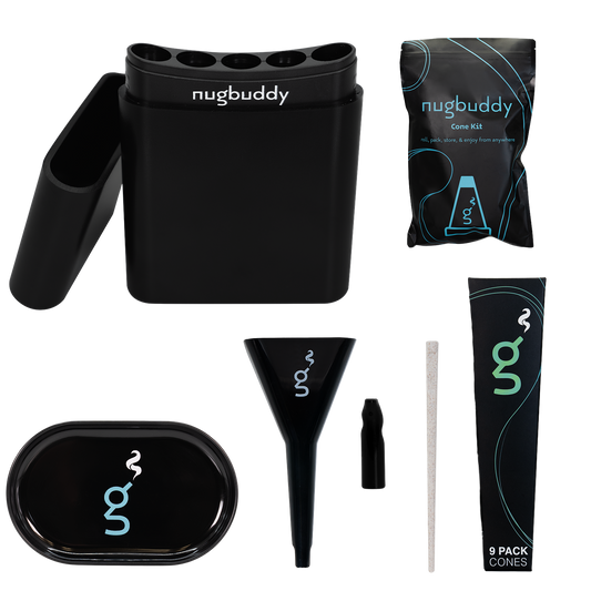 Cone Kit - 6pc Accessories | Holder, Tray, Filler, Packer, Tip, Paper