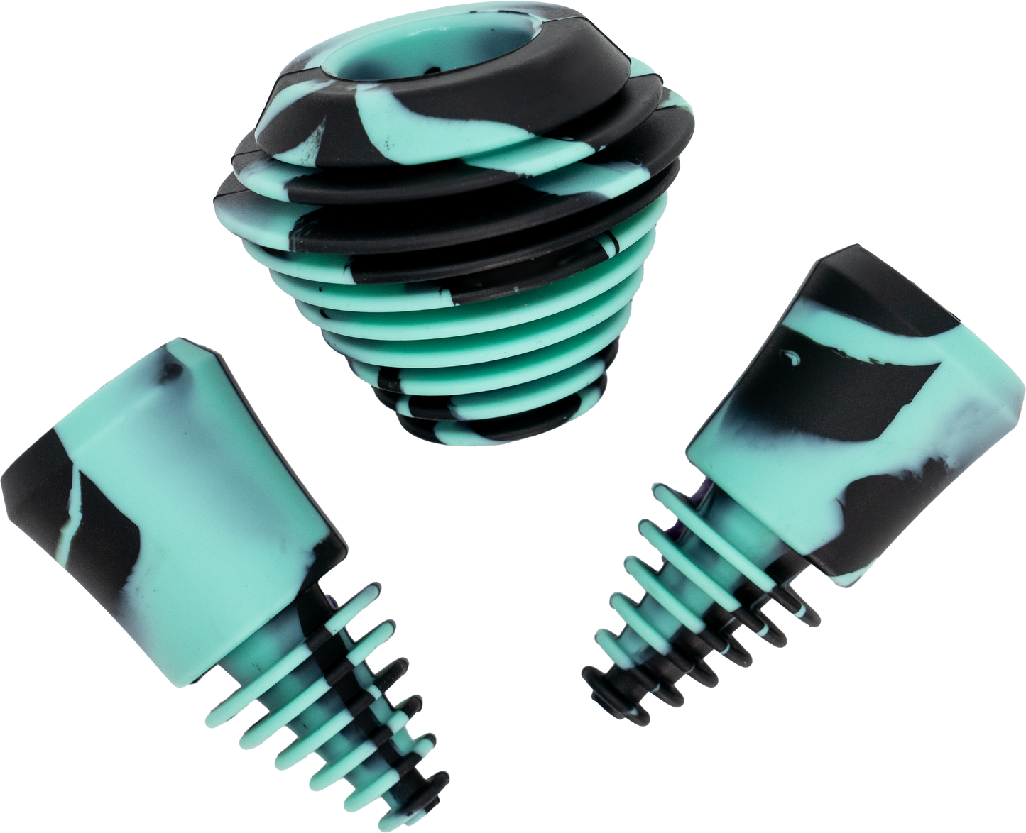 Glass Cleaning Plugs | 3pc Silicone Stoppers Set