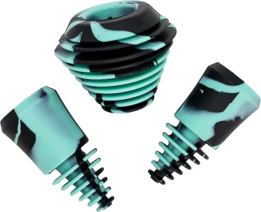 Glass Cleaning Plugs | 3pc Silicone Stoppers Set