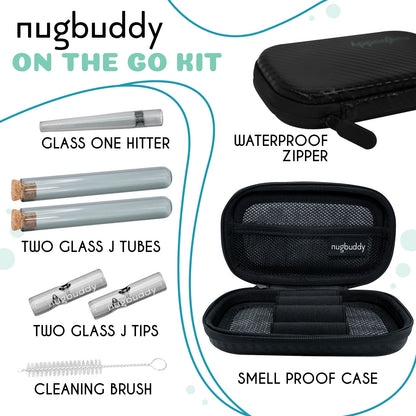 J kit - Smell Proof Hard Case + Glass Accessories