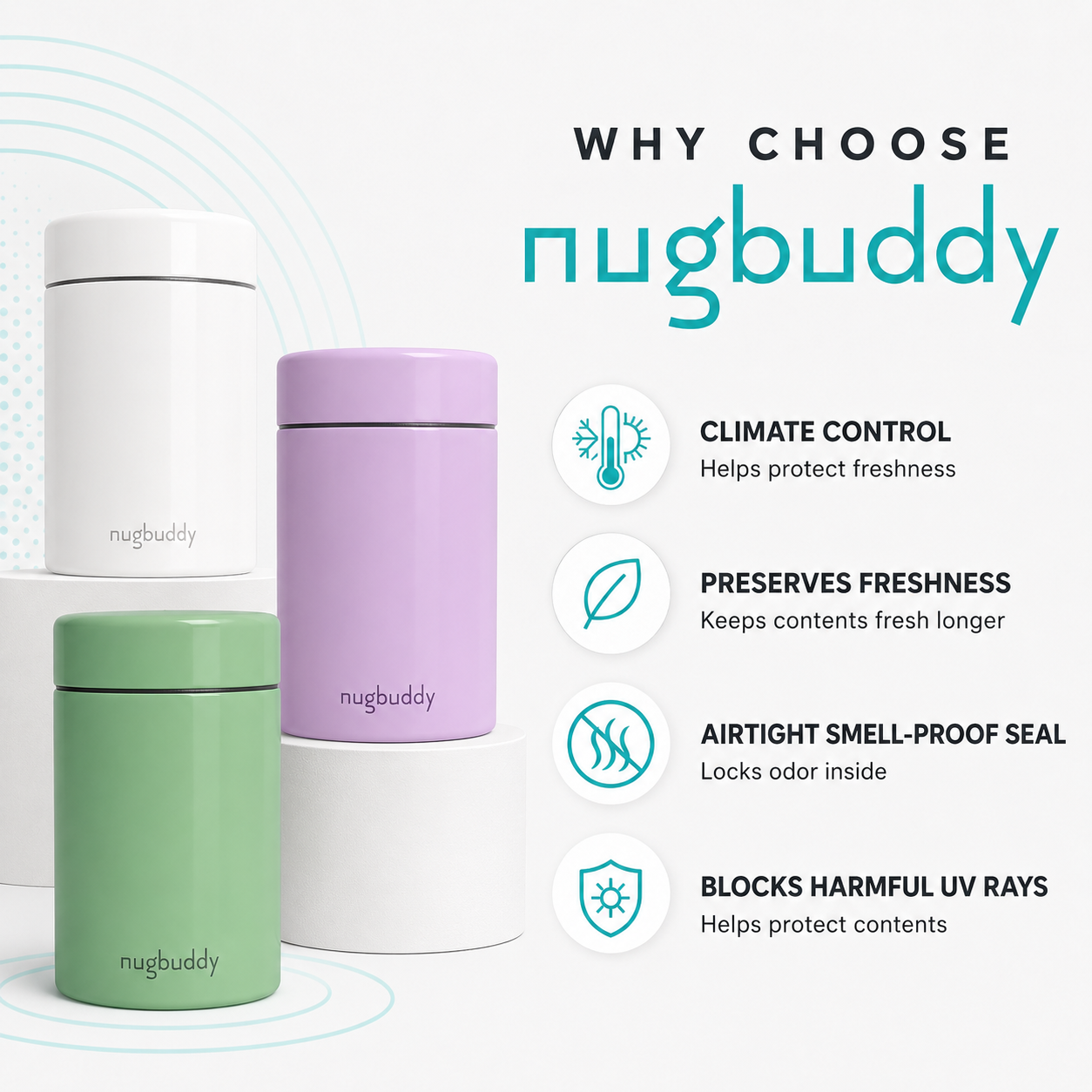 Nugbuddy - Smell Proof Jars